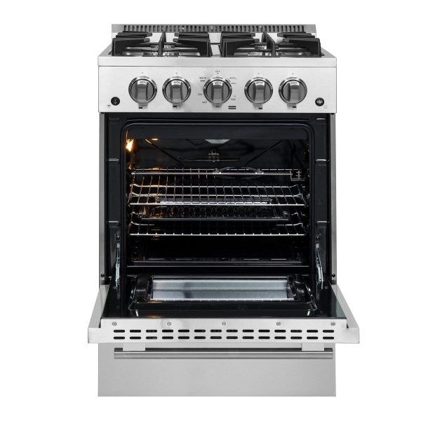 Forno 24?? Breno Gas Range with 4 Sealed Burners - FFSGS6272-24 - Image 5