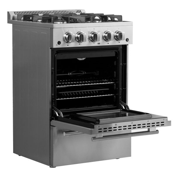 Forno 24?? Breno Gas Range with 4 Sealed Burners - FFSGS6272-24 - Image 6