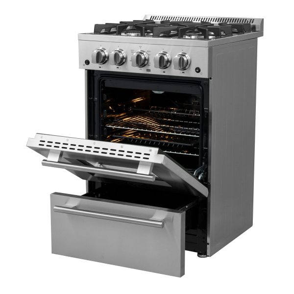 Forno 24?? Breno Gas Range with 4 Sealed Burners - FFSGS6272-24 - Image 8