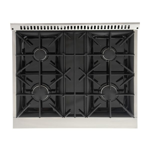 Kucht 30 in. 4.2 cu. ft. Professional All Gas Range in Stainless Steel with Color Options KNG301 - Image 8