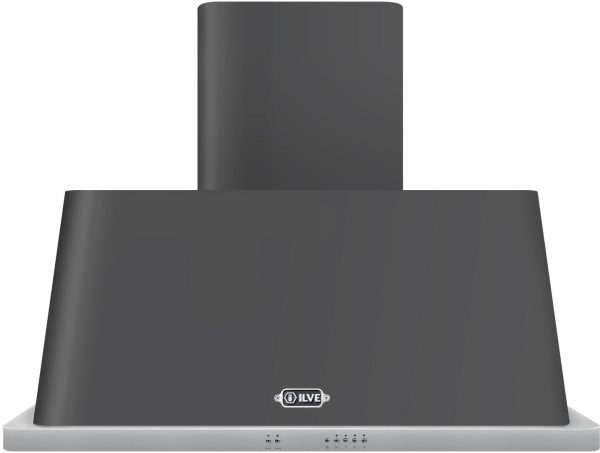 ILVE 40" Majestic Wall Mount Range Hood with 600 CFM Blower Anti-grease Filter 2 Warming Lights Filter Light Indicator Auto-off Function and 4 Fan Speeds (UAM100) - Image 4