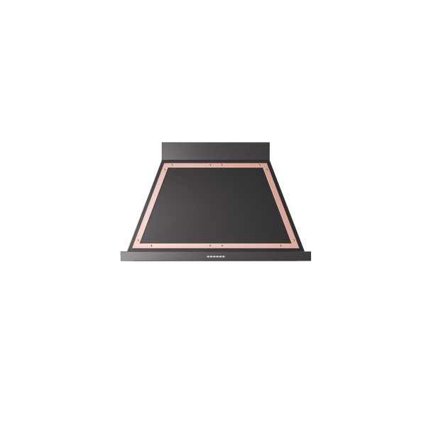 ILVE 40" Nostalgie style wall-mounted extractor Range hood in steel or painted steel with frames - UANB40 - Image 9