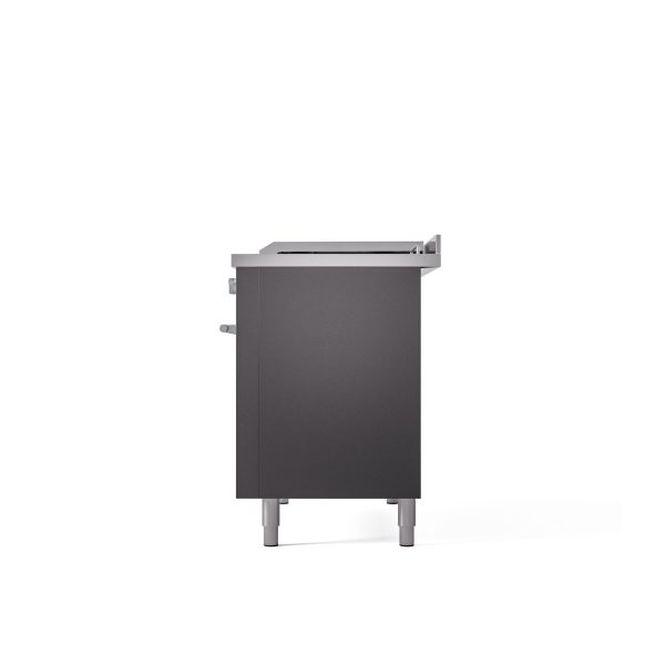 ILVE Professional Plus II 48" Dual Fuel Range with 5 Sealed Burners Griddle French Top Triple Glass Door - UP48FSWMP - Image 27