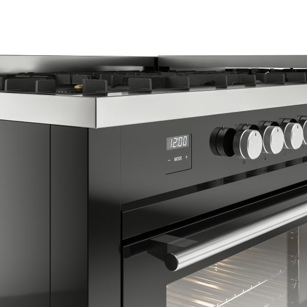 ILVE Professional Plus 60" Dual Fuel Range with 9 Sealed Burners w/Griddle Triple Glass Door - UP60FWMP - Image 11