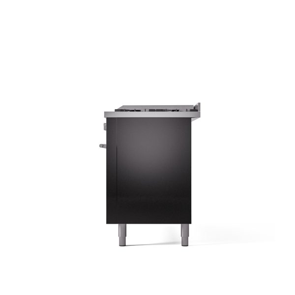 ILVE Professional Plus 60" Dual Fuel Range with 9 Sealed Burners w/Griddle Triple Glass Door - UP60FWMP - Image 18