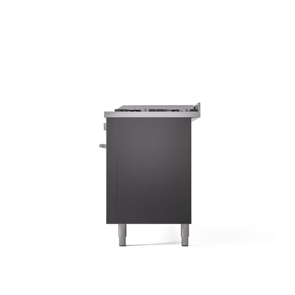 ILVE Professional Plus 60" Dual Fuel Range with 9 Sealed Burners w/Griddle Triple Glass Door - UP60FWMP - Image 28