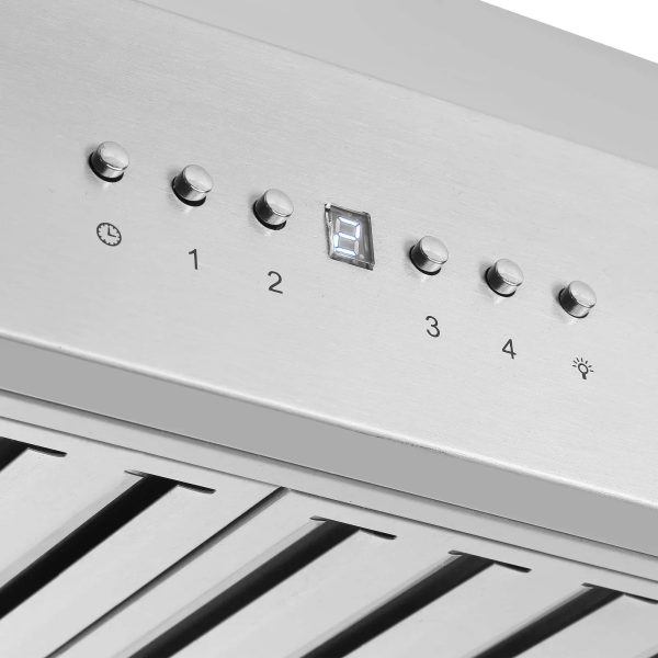Forno 30-Inch 600 CFM Wall Mount Range Hood in Stainless Steel - FRHWM5094-30 - Image 4