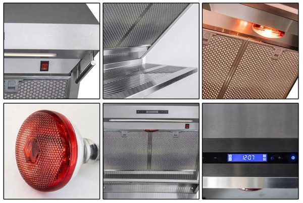 Forno Ansedonia 30" Wall Mount Range Hood Vent Shelf Backslash - FRHWM5029-30HB - Image 4