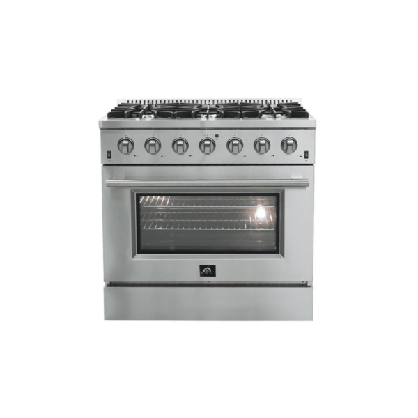 Forno 36" Vittorio Freestanding Gas Range with Convection Oven - FFSGS6244-36 - Image 3