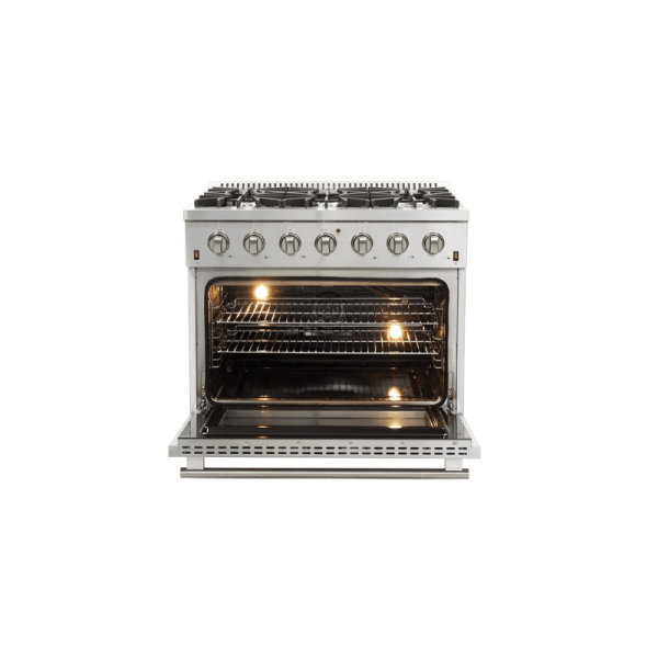 Forno 36" Vittorio Freestanding Gas Range with Convection Oven - FFSGS6244-36 - Image 4