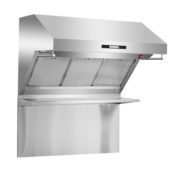 Forno Ansedonia 36" Wall Mount Range Hood with Red Light Warmer, Shelf/Backsplash, and 1200 CFM Motor -FRHWM5029-36HB - Image 5