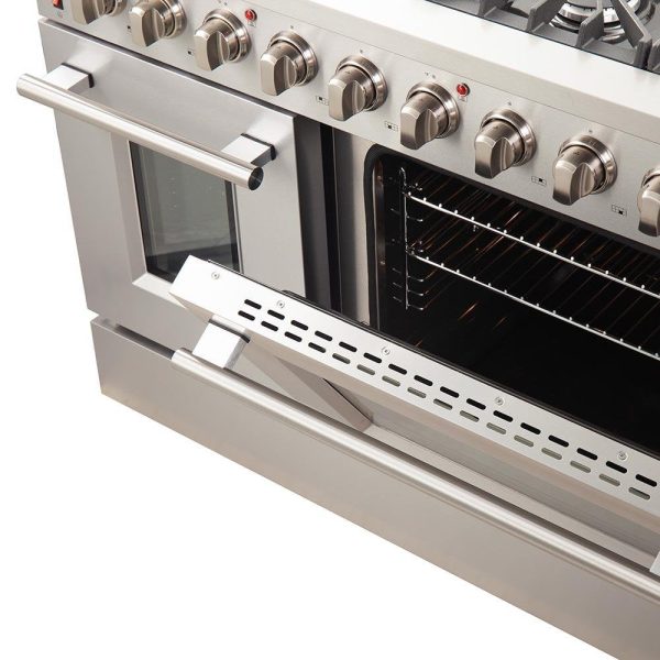 Forno 48" Vittorio Freestanding Gas Range with Double Oven - FFSGS6244-48 - Image 11