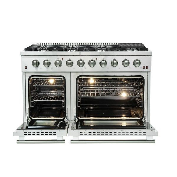 Forno 48" Vittorio Freestanding Gas Range with Double Oven - FFSGS6244-48 - Image 7