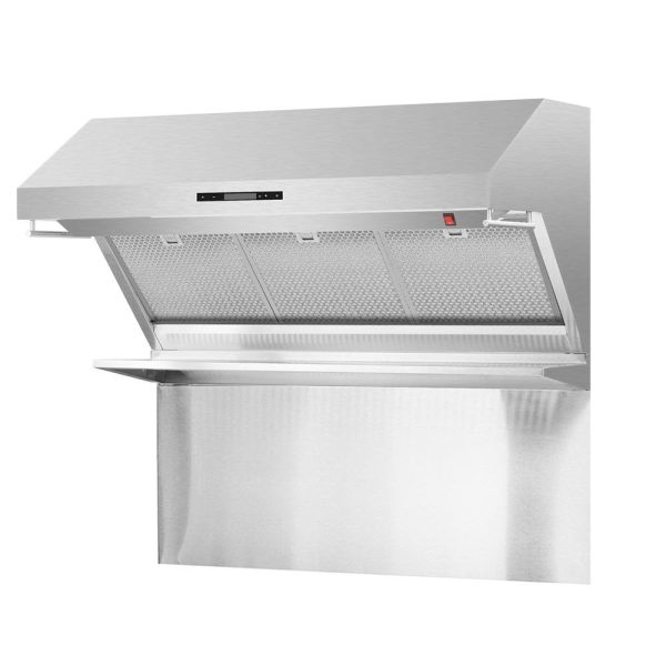 Forno Ansedonia 48" Wall Mount Range Hood with Red Light Warmer, Shelf/Backsplash, and 1200 CFM Motor -FRHWM5029-48HB - Image 3