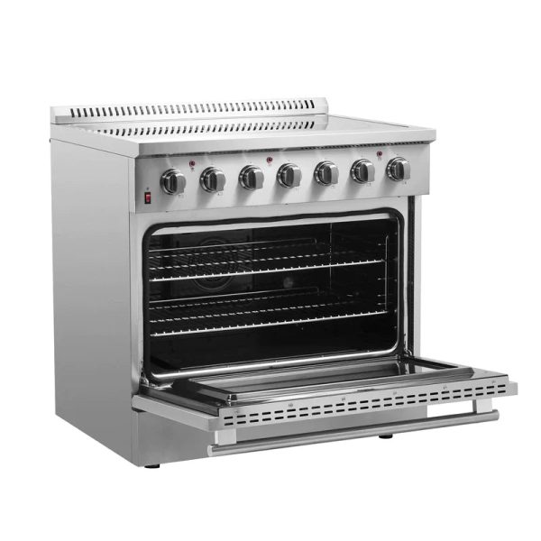 FORNO Galiano 36-Inch Electric Range with Convection Oven in Stainless Steel - FFSEL6083-36 - Image 11