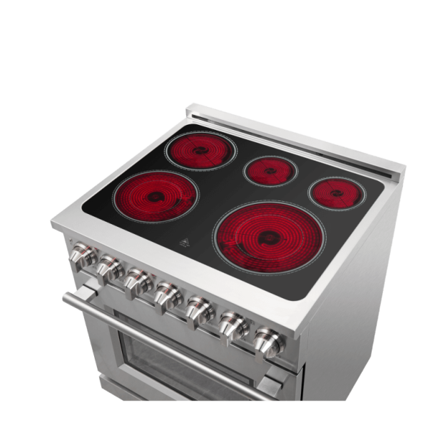 FORNO Massimo 30" Freestanding Electric Range - FFSEL6020-30 - Image 6