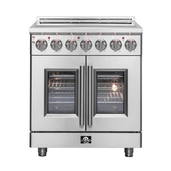 FORNO Massimo 30" Freestanding French Door Electric Range - FFSEL6955-30 - Image 2