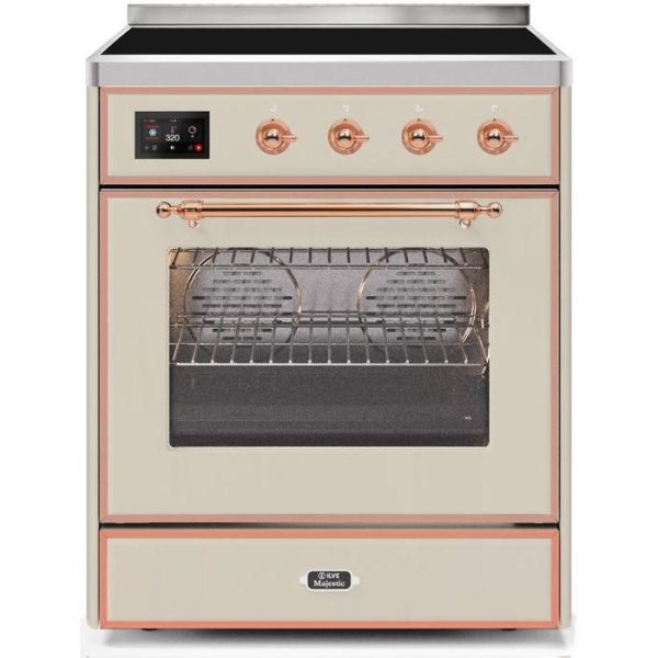 ILVE 30" Majestic II Series Freestanding Electric Single Oven Range with 4 Elements, Triple Glass Cool Door, Convection Oven, TFT Oven Control Display and Child Lock (UMI30NE3) - Image 4