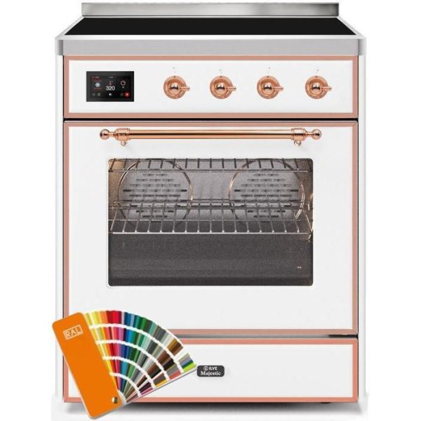 ILVE 30" Majestic II Series Freestanding Electric Single Oven Range with 4 Elements, Triple Glass Cool Door, Convection Oven, TFT Oven Control Display and Child Lock (UMI30NE3) - Image 28