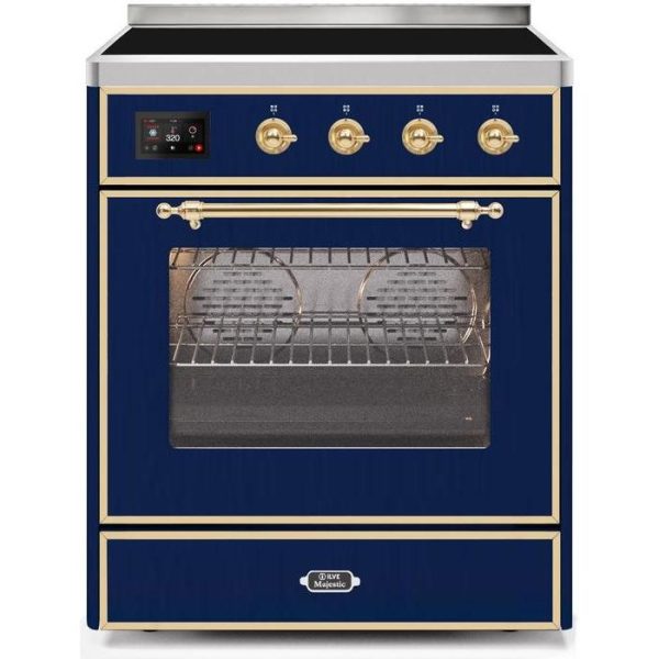 ILVE 30" Majestic II Series Freestanding Electric Single Oven Range with 4 Elements, Triple Glass Cool Door, Convection Oven, TFT Oven Control Display and Child Lock (UMI30NE3) - Image 19