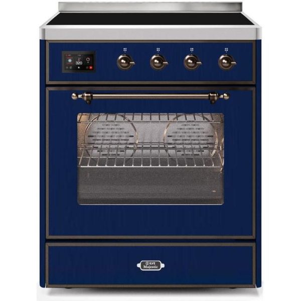 ILVE 30" Majestic II Series Freestanding Electric Single Oven Range with 4 Elements, Triple Glass Cool Door, Convection Oven, TFT Oven Control Display and Child Lock (UMI30NE3) - Image 17