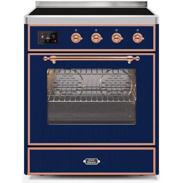 ILVE 30" Majestic II Series Freestanding Electric Single Oven Range with 4 Elements, Triple Glass Cool Door, Convection Oven, TFT Oven Control Display and Child Lock (UMI30NE3) - Image 20