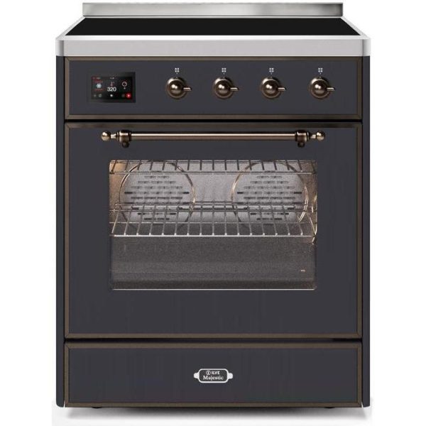 ILVE 30" Majestic II Series Freestanding Electric Single Oven Range with 4 Elements, Triple Glass Cool Door, Convection Oven, TFT Oven Control Display and Child Lock (UMI30NE3) - Image 21