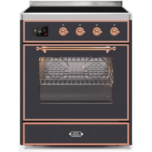 ILVE 30" Majestic II Series Freestanding Electric Single Oven Range with 4 Elements, Triple Glass Cool Door, Convection Oven, TFT Oven Control Display and Child Lock (UMI30NE3) - Image 24
