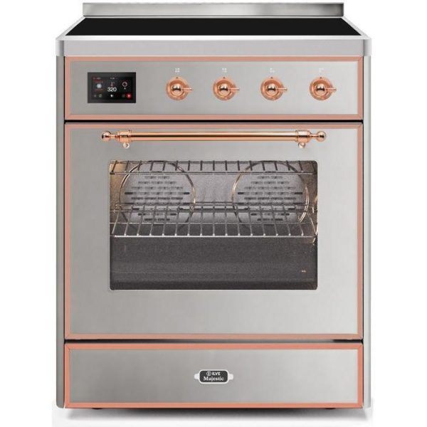 ILVE 30" Majestic II Series Freestanding Electric Single Oven Range with 4 Elements, Triple Glass Cool Door, Convection Oven, TFT Oven Control Display and Child Lock (UMI30NE3) - Image 32