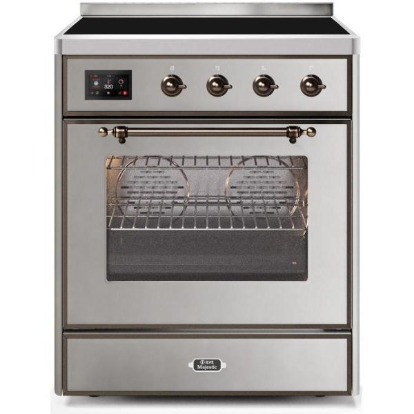 ILVE 30" Majestic II Series Freestanding Electric Single Oven Range with 4 Elements, Triple Glass Cool Door, Convection Oven, TFT Oven Control Display and Child Lock (UMI30NE3) - Image 29