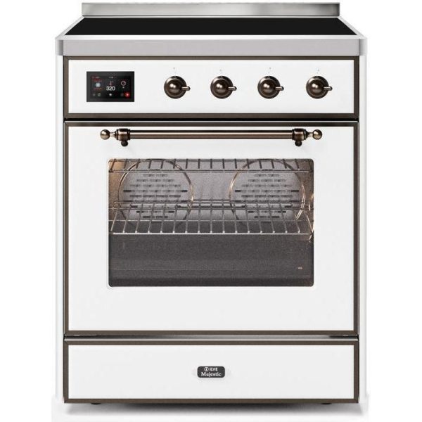ILVE 30" Majestic II Series Freestanding Electric Single Oven Range with 4 Elements, Triple Glass Cool Door, Convection Oven, TFT Oven Control Display and Child Lock (UMI30NE3) - Image 33