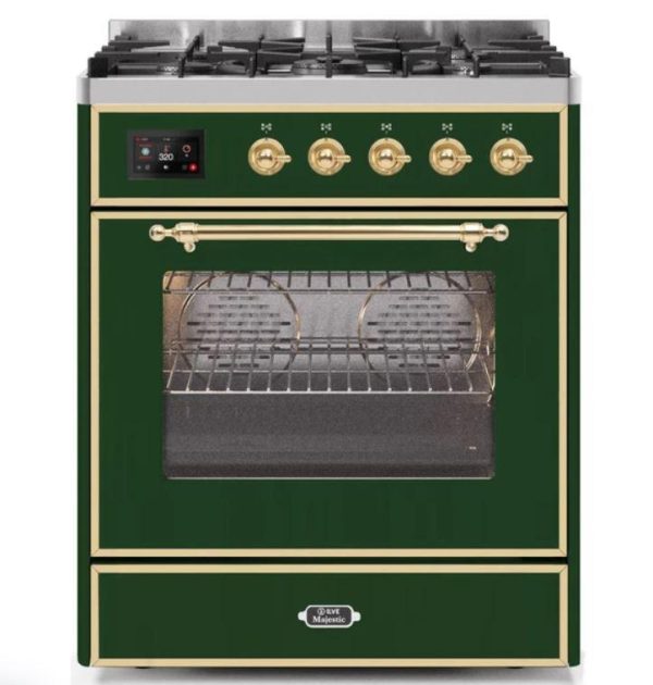 ILVE 30" Majestic II Series Gas Burner and Electric Oven Range with 5 Sealed Burners (UM30DNE3) - Image 15