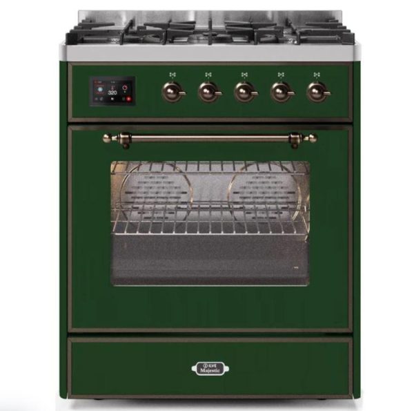 ILVE 30" Majestic II Series Gas Burner and Electric Oven Range with 5 Sealed Burners (UM30DNE3) - Image 13