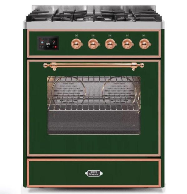 ILVE 30" Majestic II Series Gas Burner and Electric Oven Range with 5 Sealed Burners (UM30DNE3) - Image 16