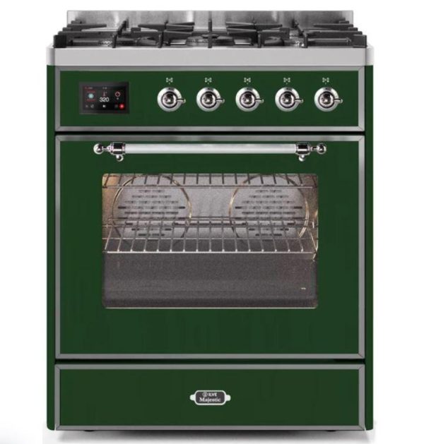 ILVE 30" Majestic II Series Gas Burner and Electric Oven Range with 5 Sealed Burners (UM30DNE3) - Image 14