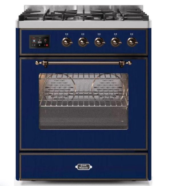 ILVE 30" Majestic II Series Gas Burner and Electric Oven Range with 5 Sealed Burners (UM30DNE3) - Image 17
