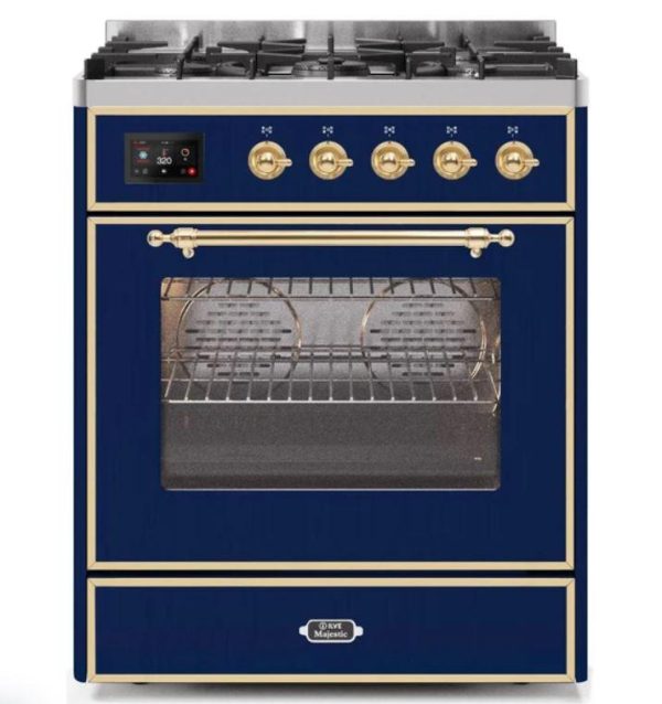 ILVE 30" Majestic II Series Gas Burner and Electric Oven Range with 5 Sealed Burners (UM30DNE3) - Image 19
