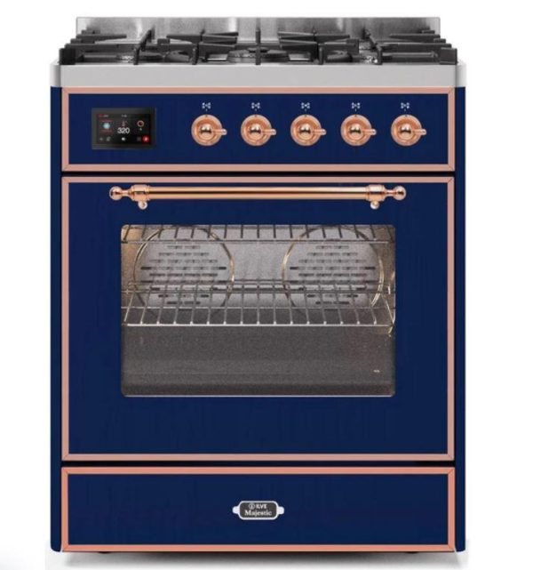 ILVE 30" Majestic II Series Gas Burner and Electric Oven Range with 5 Sealed Burners (UM30DNE3) - Image 20