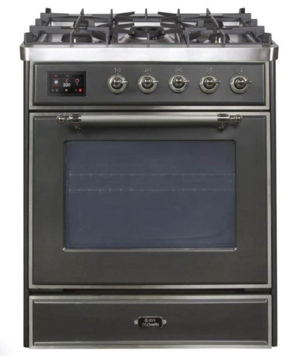 ILVE 30" Majestic II Series Gas Burner and Electric Oven Range with 5 Sealed Burners (UM30DNE3) - Image 22