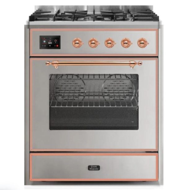 ILVE 30" Majestic II Series Gas Burner and Electric Oven Range with 5 Sealed Burners (UM30DNE3) - Image 32
