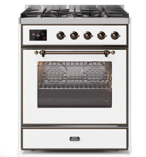 ILVE 30" Majestic II Series Gas Burner and Electric Oven Range with 5 Sealed Burners (UM30DNE3) - Image 33