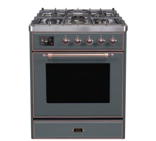 ILVE 30" Majestic II Series Gas Burner and Electric Oven Range with 5 Sealed Burners (UM30DNE3) - Image 42