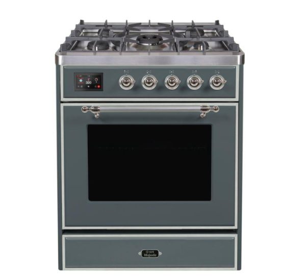 ILVE 30" Majestic II Series Gas Burner and Electric Oven Range with 5 Sealed Burners (UM30DNE3) - Image 44