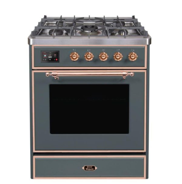 ILVE 30" Majestic II Series Gas Burner and Electric Oven Range with 5 Sealed Burners (UM30DNE3) - Image 46