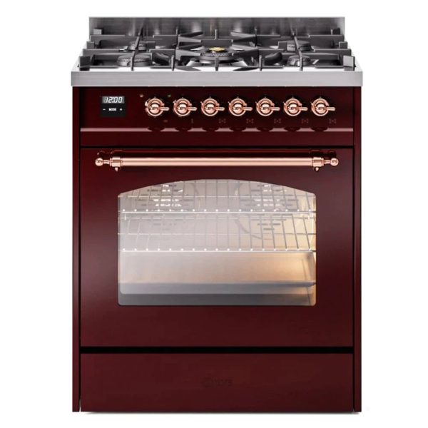 ILVE 30" Nostalgie II Series Freestanding Single Oven Dual Fuel Range with 5 Sealed Burners - UP30NMP - Image 12