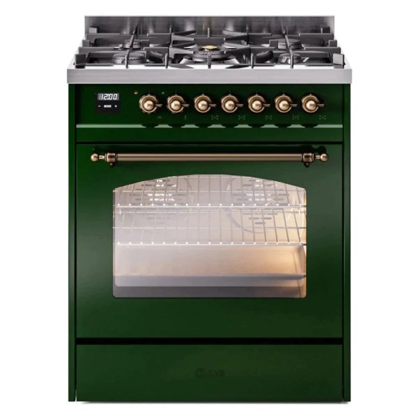 ILVE 30" Nostalgie II Series Freestanding Single Oven Dual Fuel Range with 5 Sealed Burners - UP30NMP - Image 13