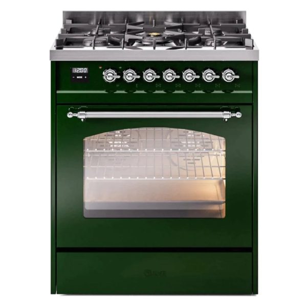 ILVE 30" Nostalgie II Series Freestanding Single Oven Dual Fuel Range with 5 Sealed Burners - UP30NMP - Image 14