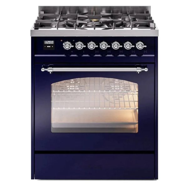 ILVE 30" Nostalgie II Series Freestanding Single Oven Dual Fuel Range with 5 Sealed Burners - UP30NMP - Image 18