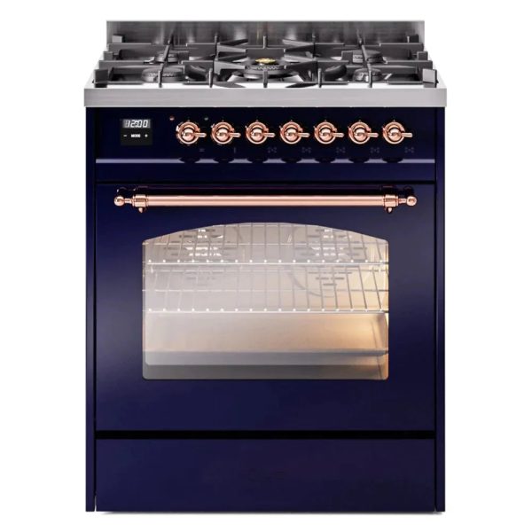 ILVE 30" Nostalgie II Series Freestanding Single Oven Dual Fuel Range with 5 Sealed Burners - UP30NMP - Image 20