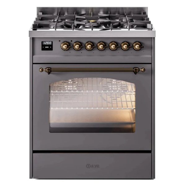 ILVE 30" Nostalgie II Series Freestanding Single Oven Dual Fuel Range with 5 Sealed Burners - UP30NMP - Image 21
